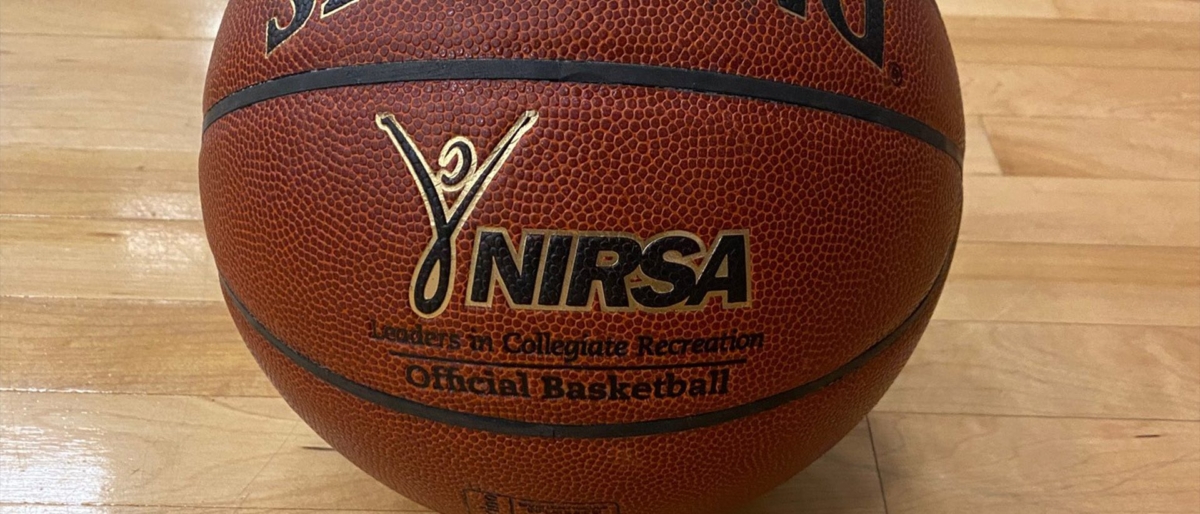 close up of basketball with NIRSA