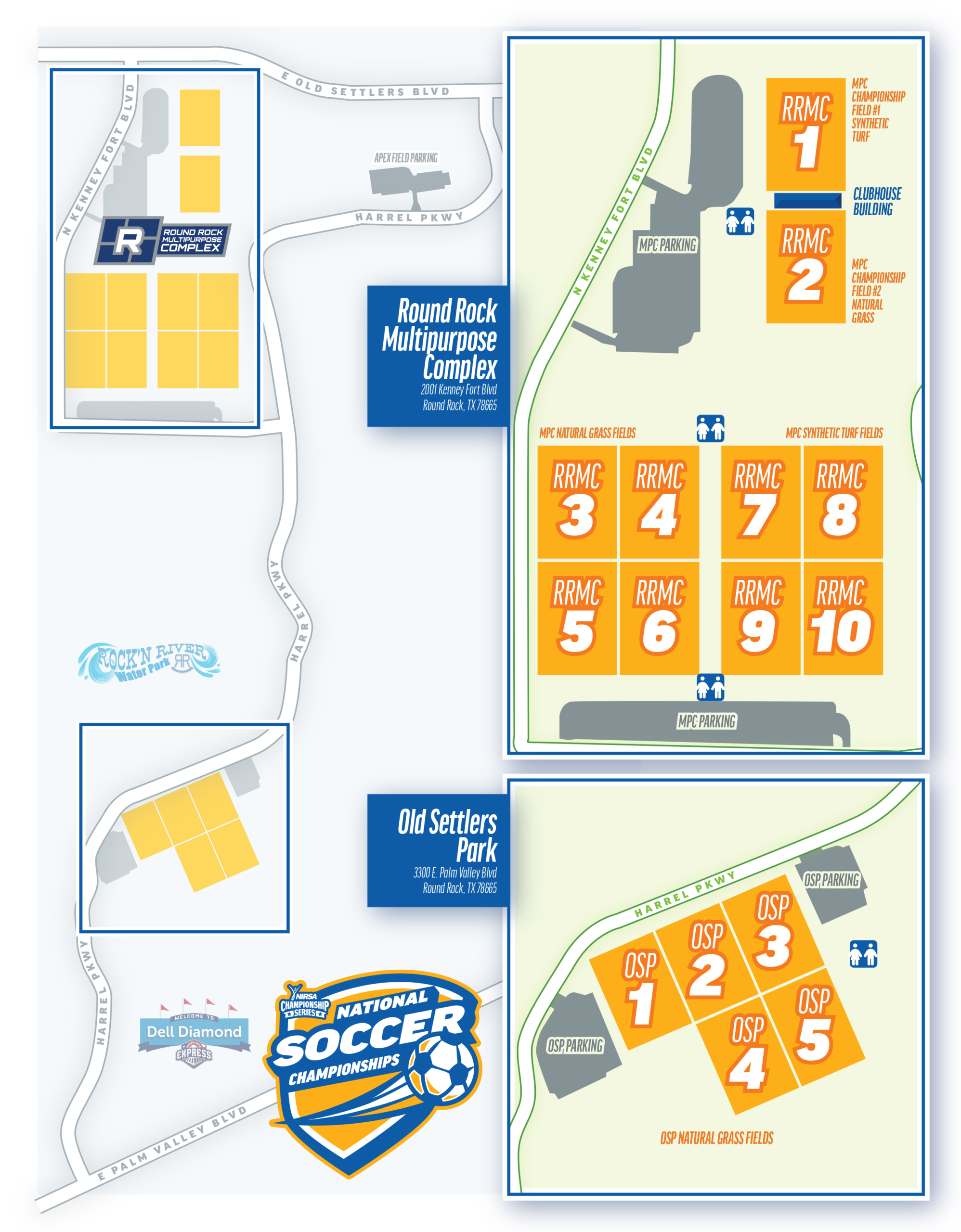 Soccer 2023 Field Map