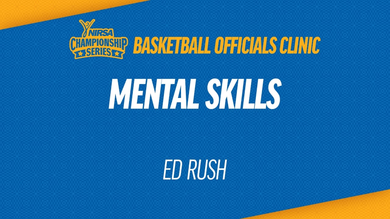 "Basketball Officials Clinic Mental Skills" graphic